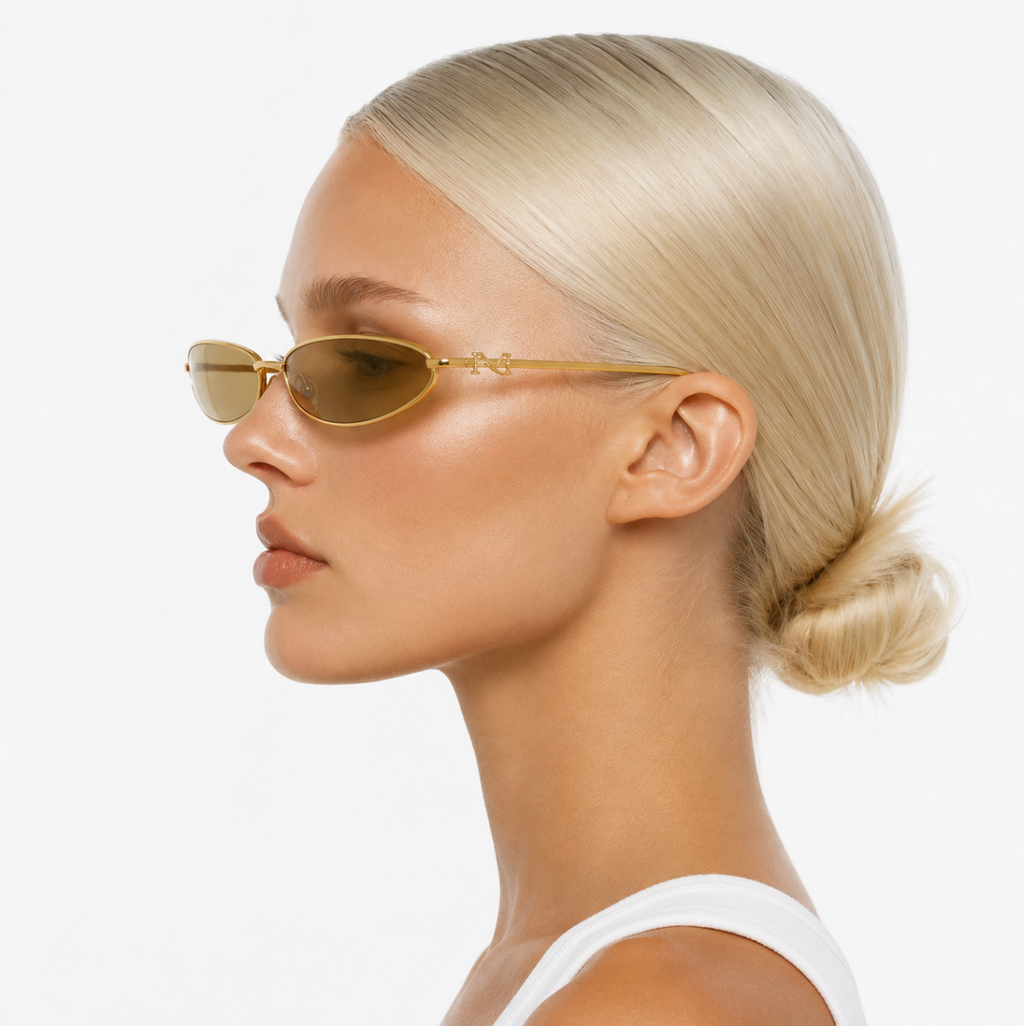 Gold Metal Sunglass